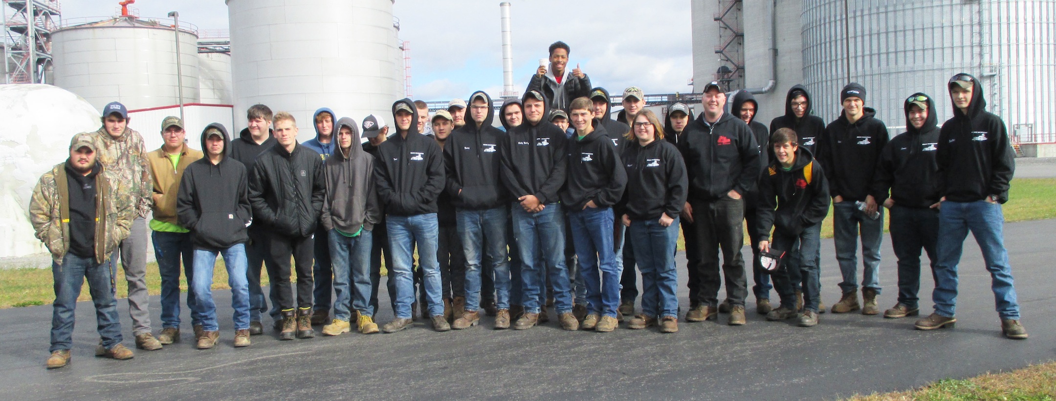 The junior and senior classes of the Niagara Career and Technical Education Center's Diesel Technology program.   